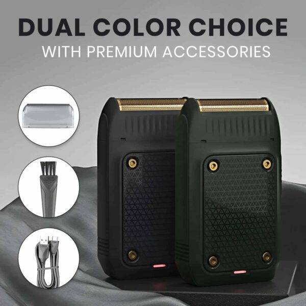 VGR V-353 Electric Shaver for Men | Dual Foil Precision Shaving System | Rechargeable Cordless Beard Shaver | Smooth & Clean Grooming | Lightweight & Travel-Friendly Design