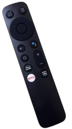 Bluetooth Voice Command Remote One plus (1+) Android Smart LED TV for Q, U and Y Series with Netflix YouTube and Prime Video Hot Keys with Voice Command-Pairing Must