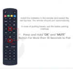 Voice Control Replacement Remote Compatible for Jio Fiber Set Top Box with Voot, Netflix, YouTube, Hotstar Hotkeys (Please Match Old Remote Before Order)