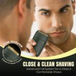VGR V-353 Electric Shaver for Men | Dual Foil Precision Shaving System | Rechargeable Cordless Beard Shaver | Smooth & Clean Grooming | Lightweight & Travel-Friendly Design