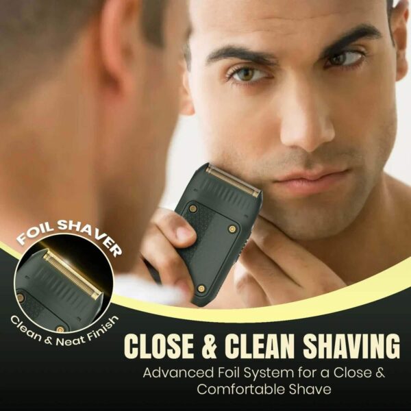 VGR V-353 Electric Shaver for Men | Dual Foil Precision Shaving System | Rechargeable Cordless Beard Shaver | Smooth & Clean Grooming | Lightweight & Travel-Friendly Design