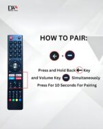 Replacement Remote Compatible with BPL,Motorola,Nokia & Itel LED Smart TV with Voice Supported - Please Match The Image with Your Old Remote Before Placing The Order-Pairing Required