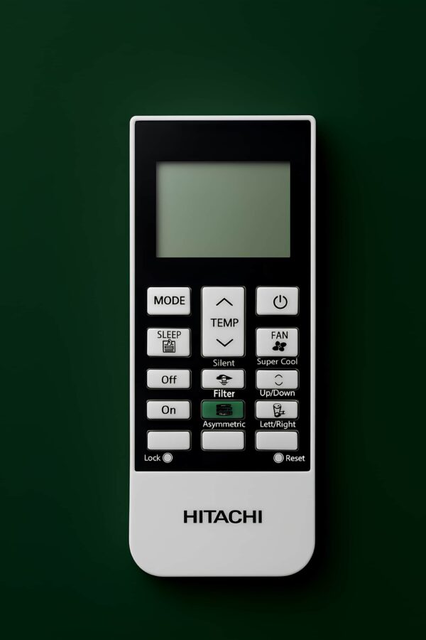 ompatible with Hitachi AC Remote Control  Suitable for 1 1.5 2 Ton Spilt and Window Air Conditioner - Match Keys Exactly with Existing Remote Controller-AC- 168F