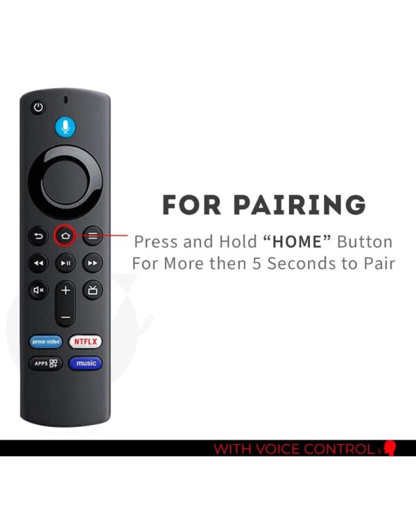 Compatible with FireTv Stick Remote of Original Model L5b83G S3L46N 3rd Generation Fire Stick 4K Device with Voice Command Control Only - Follow Pairing Steps to Enable Alexa
