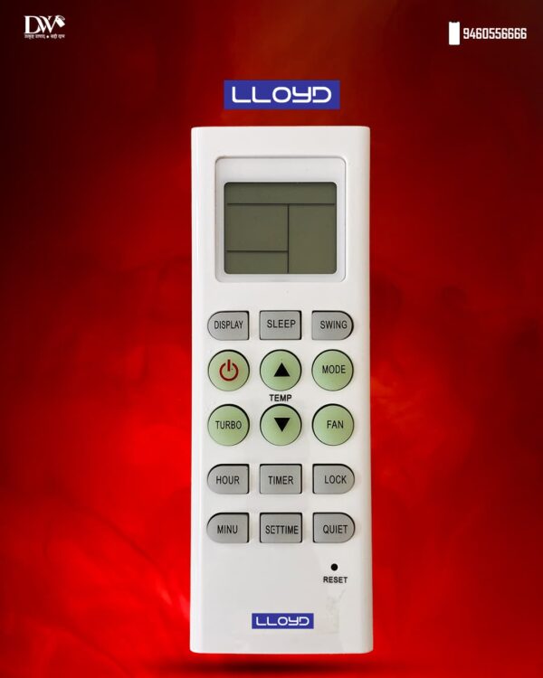 Ac Remote Compatible with Lloyd Ac (Your Old Remote Must be Exactly Same) AC-36
