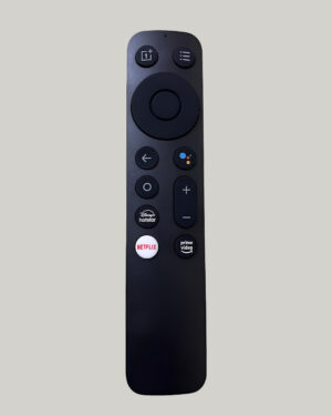 Bluetooth Voice Command Remote One plus (1+) Android Smart LED TV for Q, U and Y Series with Netflix YouTube and Prime Video Hot Keys with Voice Command-Pairing Must