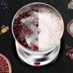 Nima Mini Electric Grinder for Coffee & Spices | Small Mixer Grinder with Stainless Steel Cup | Portable Grinder Mixer for Masala, Dry Ingredients & Coffee Beans
