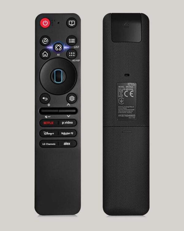 Original for lG MR25GA Magic Remote Fit for 2025 LG Smart TVs OLED G5, C5, B5, QNED 92A, 85A, 80A, UA77 Series Includes AI, Pointer and Alexa Voice