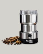Nima Mini Electric Grinder for Coffee & Spices | Small Mixer Grinder with Stainless Steel Cup | Portable Grinder Mixer for Masala, Dry Ingredients & Coffee Beans