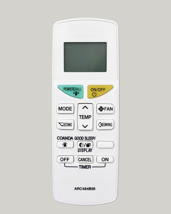 100% Original Daikin AC Remote -ARC484B56 Suitable for 1 | 1.5 | 2 Ton Split and Window Air Conditioner - Match Remote Key by Key with Existing Remote Control