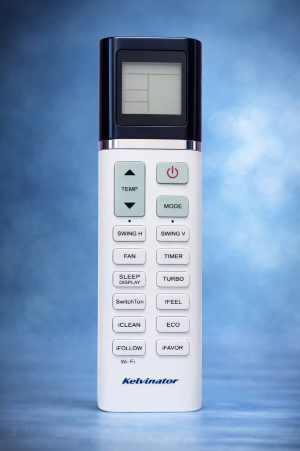 100% Original Kelvinator AC Remote Control | Compatible with Kelvinator Split & Window AC | Full Function Remote with iFEEL, Turbo, Sleep, Timer,And WiFi | Easy Setup Replacement Remote-Ac-254A