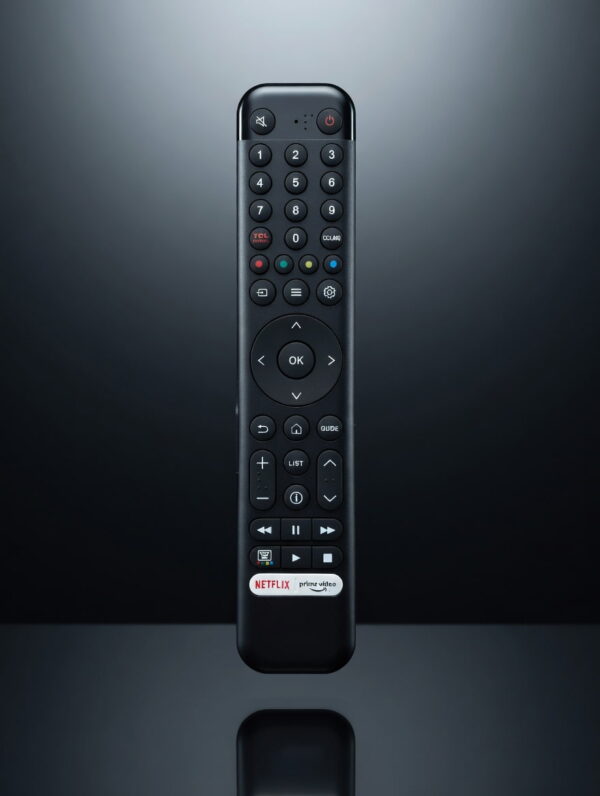 Remote Control Compatible with TCL Android Tv Remote (Without Voice) Compatible Models  For Metallic Bezel-Less S Series 32S5500AF 32L4B 40L4B 32S5500AF32S5401AF 40S5401A 40S5403A 43S5400A S54 Series [ RC716 ]