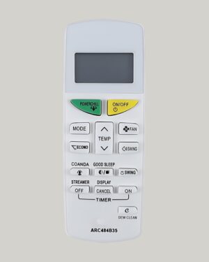 Compatible with Daikin AC Remote Control Model ARC484B35 Suitable for 1 | 1.5 | 2 Ton Split and Window Air Conditioner - Match Remote Key by Key with Existing Remote Control [AC - 132P]