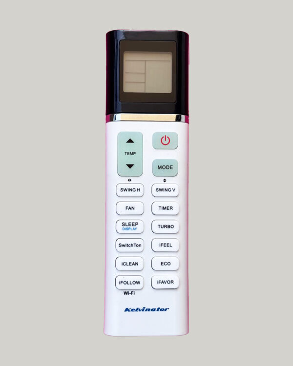 100% Original Kelvinator AC Remote Control | Compatible with Kelvinator Split & Window AC | Full Function Remote with iFEEL, Turbo, Sleep, Timer,And WiFi | Easy Setup Replacement Remote-Ac-254A