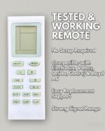 AC Remote for Voltas/Onida/Godrej/Lloyd/Electrolux/Gree Split & Window Air Conditioner | Tested Working Replacement Remote | No Setup Required | Durable Build -ac-18A