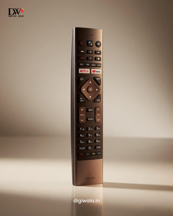 Compatible with Haier Tv Remote Original HTR-U27E Model Suitable for Smart Android 4K LED Television Without Voice Command Feature or Google Assistant All HAIER Smart Android LED TV Universal