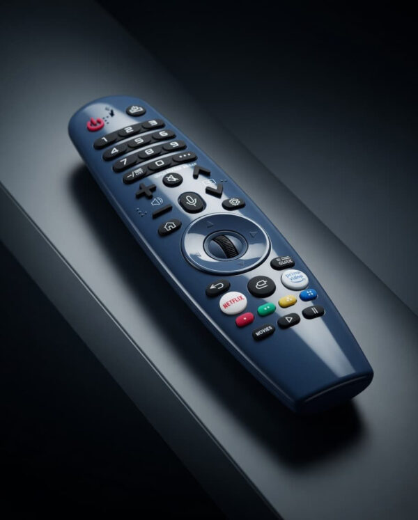 Compatible Magic Voice Remote for LG WebOS Smart TV | Air Mouse & Voice Command Remote Control | Netflix & Prime Video Shortcut Keys | Universal Replacement Remote for LG Web Os Smart TVs-AKB76036901-IN