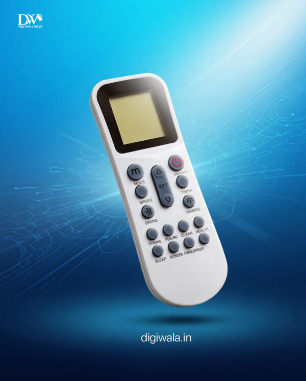 Universal AC Remote Control for Blue Star, Godrej & Lloyd [YK-K/002E ] | Multi Brand Replacement Remote for Air Conditioner with LCD Display-AC-125