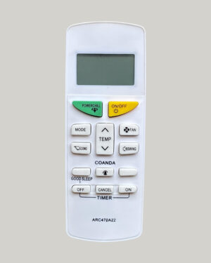 Daikin AC Remote Compatible ARC470A22 | Replacement Remote for Split Air Conditioner | Power Chill, Swing, Econo, Timer, Sleep Mode | Ready to Use, No Setup Required-AC-132B