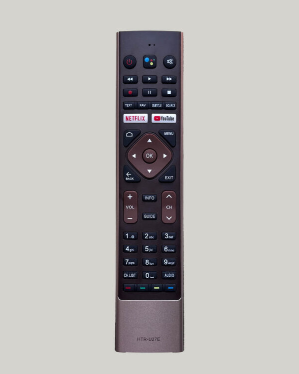 Compatible with Haier Tv Remote Original HTR-U27E Model Suitable for Smart Android 4K LED Television Without Voice Command Feature or Google Assistant All HAIER Smart Android LED TV Universal