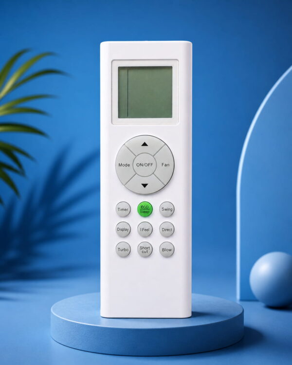 Blue Star AC Remote Compatible RG66Y2/BGEF | Replacement Remote for Split & Window Air Conditioner | 1 Ton, 1.5 Ton, 2 Ton AC | Eco Sleep, Turbo, Swing, I Feel Function | Ready to Use-AC-201B
