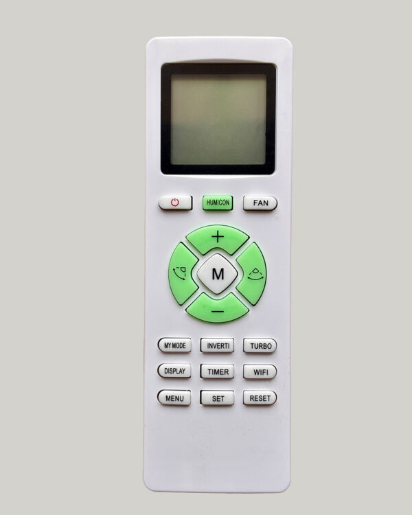 Compatible Remote Control for Lloyd Inverter [GLS12I36WGVR ] Split AC | Replacement AC Remote with WiFi, Turbo, Humicon, Inverti, Timer & My Mode Functions-AC-233B