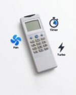 Blue Star / Onida / Electrolux AC Remote Control Compatible with Split Air Conditioner | LCD Display | Turbo, Timer, Fan, Mode & Sleep Functions | Premium Replacement AC Remote-AC-61