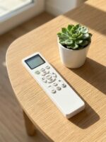Mitsubishi Electric AC Remote Control Compatible with Split Air Conditioner | LCD Display | Turbo, Sleep, Eco, Timer, Swing & Child Lock Functions | Premium Replacement AC Remote-AC-319