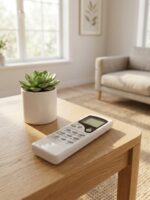Videocon AC Remote Control Model ZC/LW-01 Compatible with Split Air Conditioner | LCD Display | Sleep, Swing, Fan Speed, Vane Control & Timer Functions | Premium Replacement AC Remote - AC- 7A