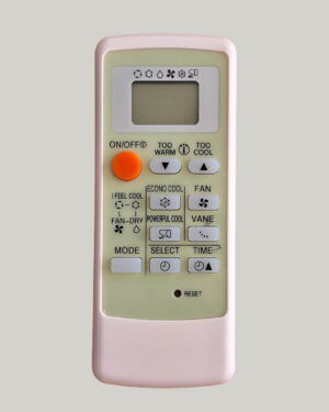 Mitsubishi AC Remote Control Compatible with Split Air Conditioner | LCD Display | I FEEL Cool, Econo Cool, Powerful Cool, Fan, Vane & Timer Functions | Premium Replacement AC Remote-AC-122