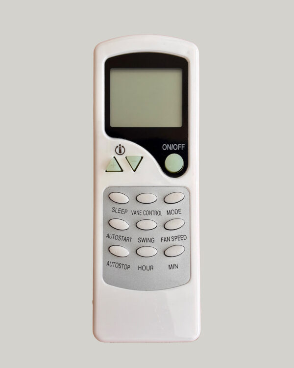 Videocon AC Remote Control Model ZC/LW-01 Compatible with Split Air Conditioner | LCD Display | Sleep, Swing, Fan Speed, Vane Control & Timer Functions | Premium Replacement AC Remote - AC- 7A