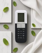 Compatible Replacement Remote for Voltas Inverter AC | WiFi/ADJ & AQI Function | V.Swing, H.Swing, Turbo, Saver, Sleep, Timer & LCD Display - AC-320