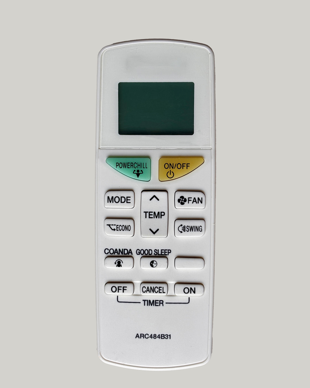 Compatible Remote Control for Daikin AC – ARC484B31 | Replacement Air Conditioner Remote with Power, Mode, Temperature, Fan, Swing, Timer & Sleep Functions
