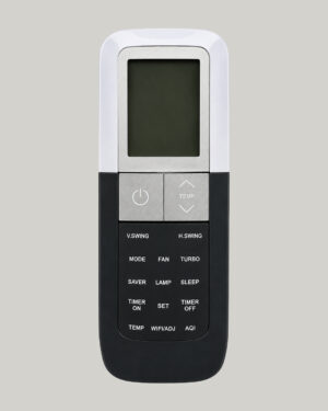 Compatible Replacement Remote for Voltas Inverter AC | WiFi/ADJ & AQI Function | V.Swing, H.Swing, Turbo, Saver, Sleep, Timer & LCD Display - AC-320