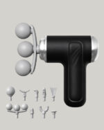 Maxtop Triple Head Body Massager Gun | 3 Head Deep Tissue Body Massager with 10 Massage Attachments for Neck, Shoulder, Back, Legs & Full Body
