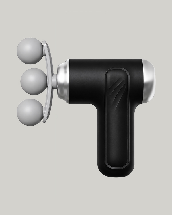 Maxtop Triple Head Body Massager Gun | 3 Head Deep Tissue Body Massager with 10 Massage Attachments for Neck, Shoulder, Back, Legs & Full Body